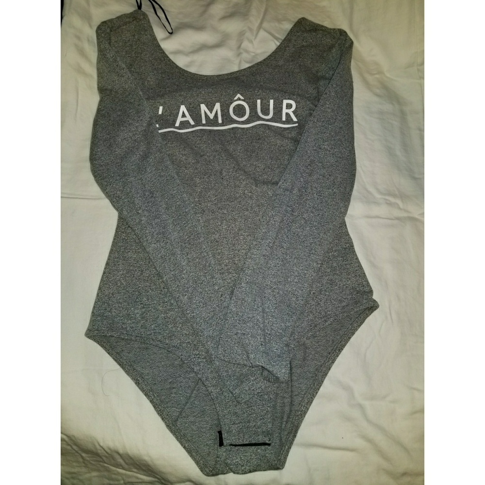Grey bodysuit